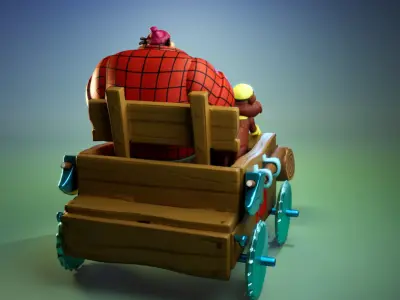 Rufus Ruffcut and Sawtooth - The Buzzwagon 3D print model