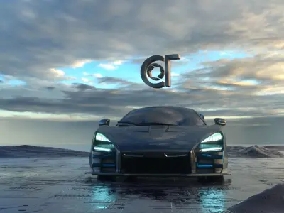 mclaren senna 2019 3D model