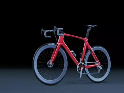 Real tour-de-france bike 3D model