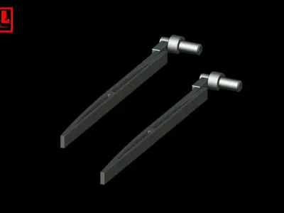 Windshield wipers 002 3D print model