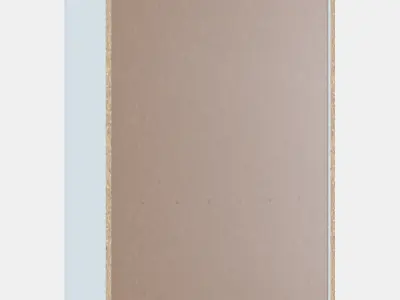 BILLY Bookcase w hght ext ut-pnl-glss drs Low-poly 3D model