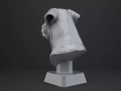 Dog Bust - Animal Figurine 3D print model