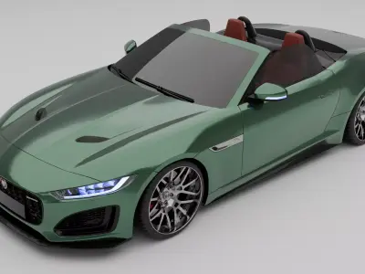 Jaguar F-Type 3D model
