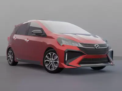 Perodua Myvi D51A Facelift 2021 3D model