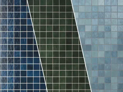 Tile Cloe Ceramic Square  - Set 14 Texture
