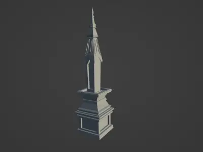 SUPER PACK PILLAR -COLUMN 3D MODELS Low-poly 3D model