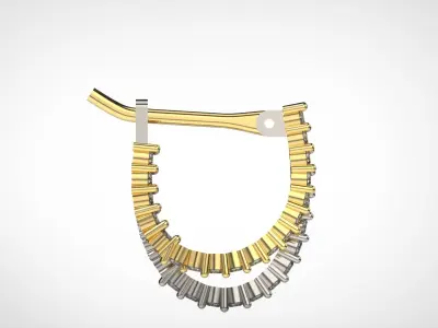 woman luxury jewelry earring je0049 3D print model