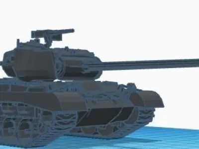 3D Tank Free 3D print model