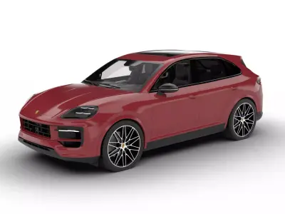 Porsche Cayenne Black Edition 2025 3d model 3D model