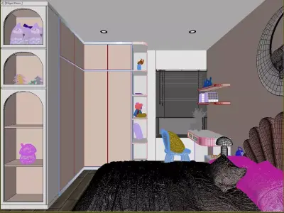 Free Children room Free 3D model