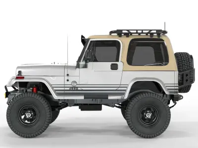 1980 Jeep CJ5 Expedition Edition 3D model