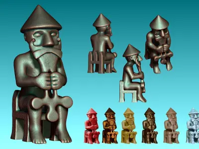 Ancient Gods and Goddess Collection - CNC 3D print model