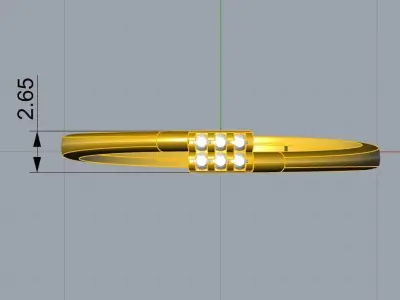 Minimal Ring 3D print model