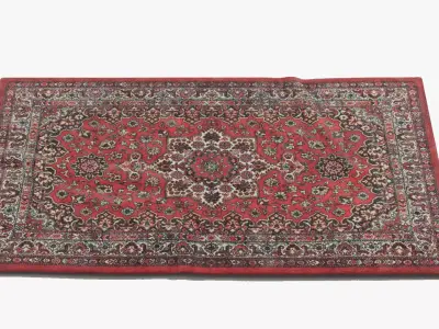 Turkish Vintage Carpet 03  3D model