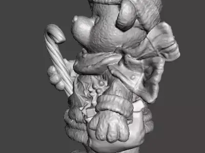 CHRISTMAS BEAR SCULPTURE STATUE ORNAMENT FIGURE MODEL 3D print model