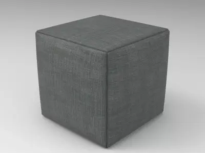Cubsi Pouf Low-poly 3D model