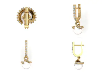 Earrings n8 3D print model