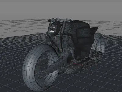 Rhino cafe racer 3D model