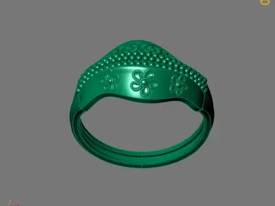 Women Plain Ring Ready STL 3DM Models Womens Rings 3D models 3D print model