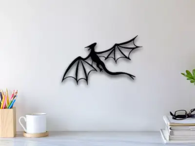 Dragon Wall Art 3D print model purchase