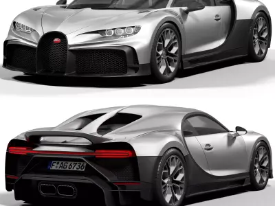 Bugatti Chiron 3D model