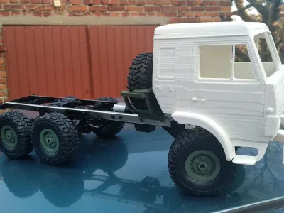 Alternative WPL B24-B36 chassis KAMAZ 5350 3D print model 3D print model