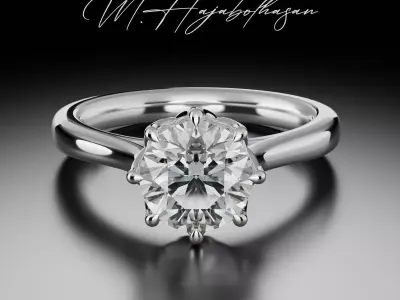 Brilliant ring 3D print model