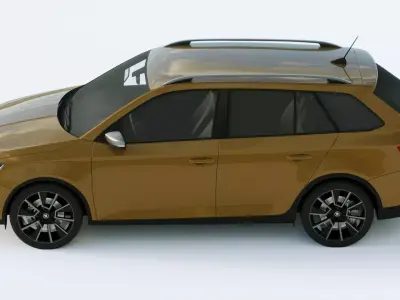 Skoda Fabia Scoutline 2019 3D model