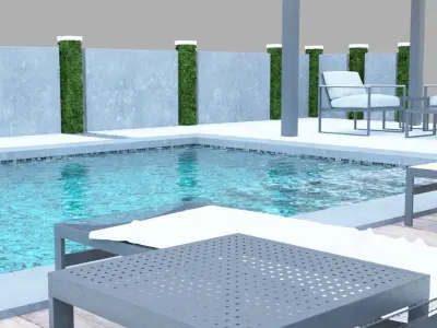 Swimming Pool 2 3D model
