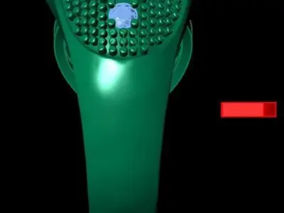 leopard bite ring 3D print model