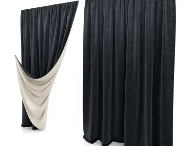 Curtains curtain 3D model