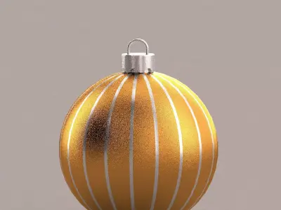 christmas ball 3D model 5