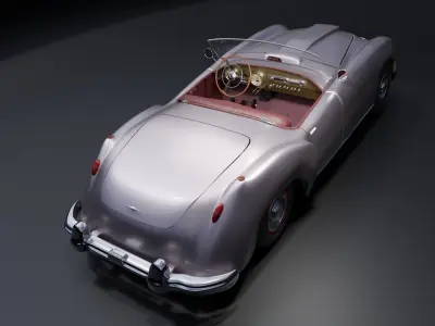 Vintage Car Concept Free 3D model
