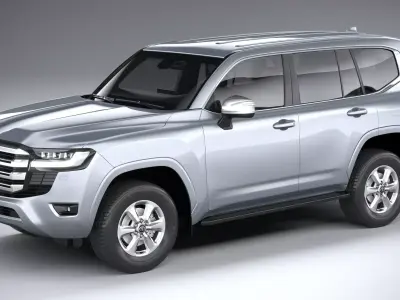 Toyota Land Cruiser GX 2022 3D model