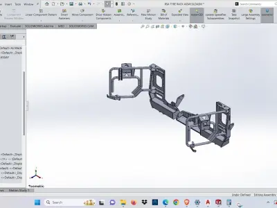 Landcruiser 78 79 rear tire tyre rack bumper 3D model