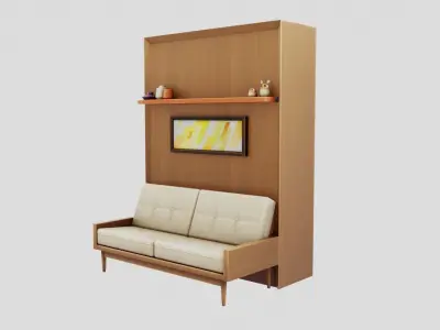 HOUSE FURNITURE  Low-poly 3D model