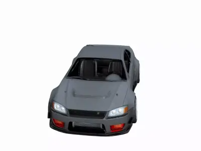 High Performance Urban Sports Car Track Inspired Design 01 3D model