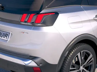 Peugeot 3008 2019 3D model