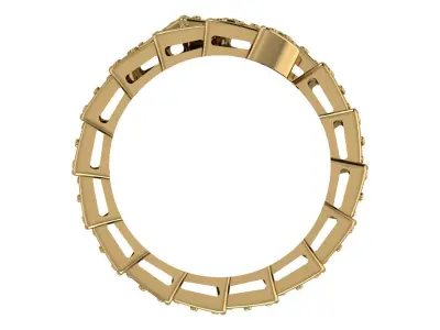 Serpant Ring-Printable Model 3D print model