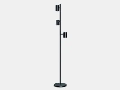 NYMANE floor lamp with 3 spotlights Low-poly 3D model