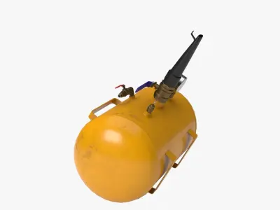 Tire Blaster Tools Low-poly 3D model