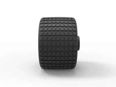Offroad wheel 26 3D print model