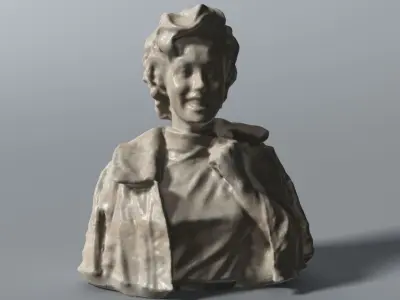 Marilyn Monroe Bust 3D model