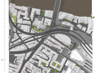 Free 3D Model of London - Sample of AccuCities Level 3 Model Free 3D model