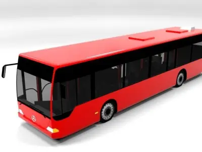 MERCEDES CITARO 530 EVOBUS LOWPOLY Low-poly 3D model