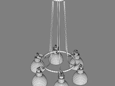 761160 Acrobata Lightstar Hanging Lamp 3D model