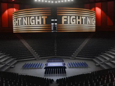 VR Boxing Ring Low-poly 3D model