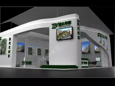 Booth - Area - 12X12-3DMAX2011-04 3D model