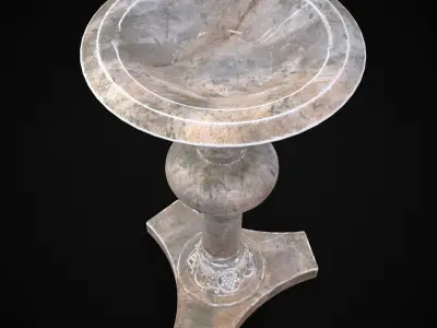 Garden Planter Variation Nine Low-poly 3D model