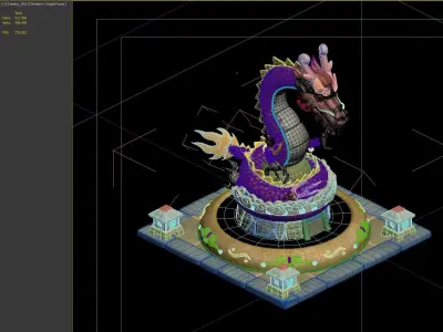 long statue 3D model